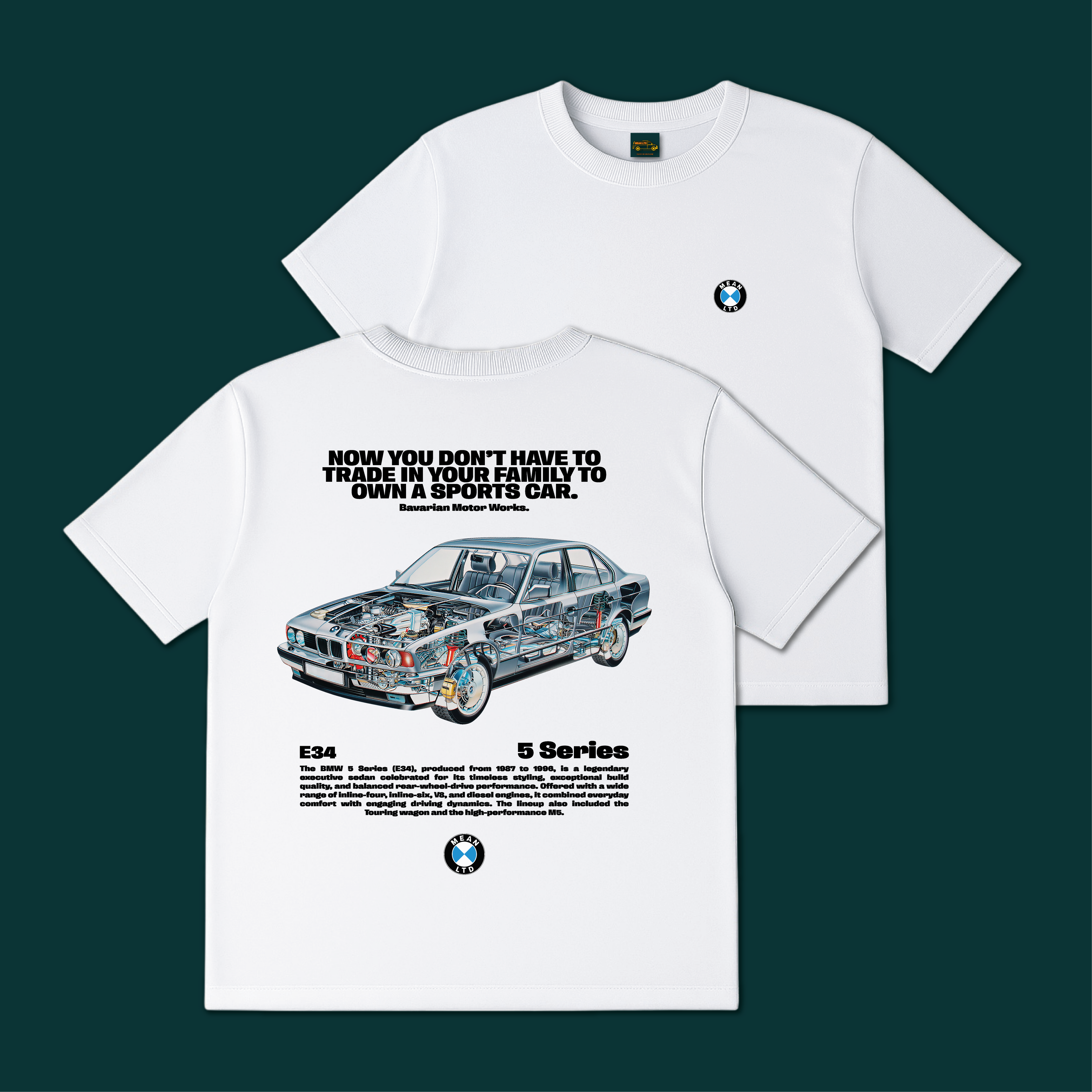 5 Series E34 Tee